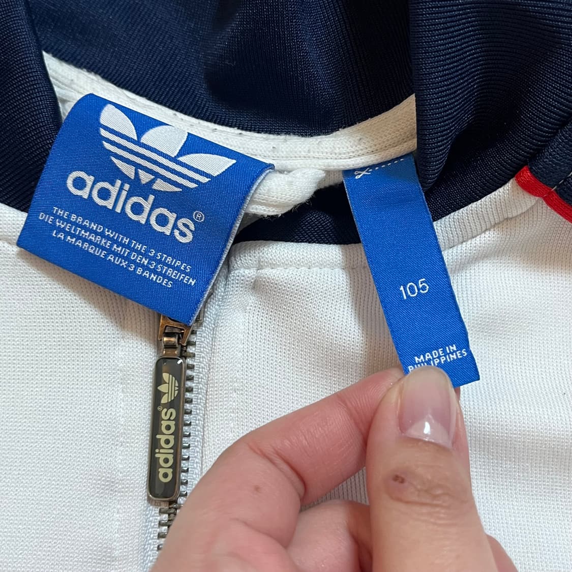 [정품] 아디다스 화이트배색 SST 트랙탑 져지 [ 105 ] 상품이미지5