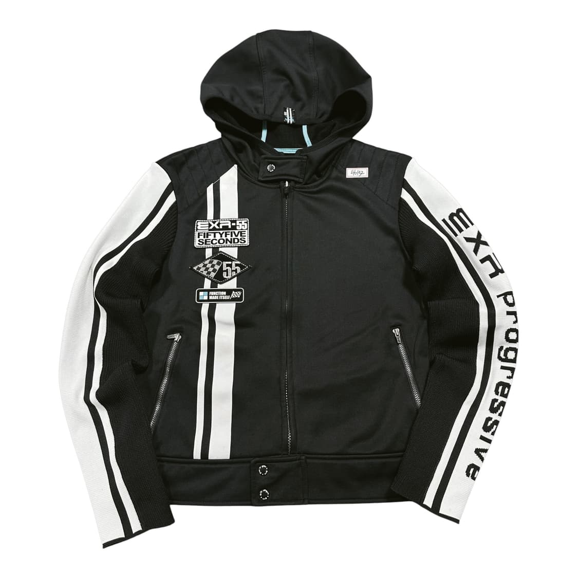 ✨ (바배) EXR 레이싱 블랙 여성 후드 집업 상품이미지1