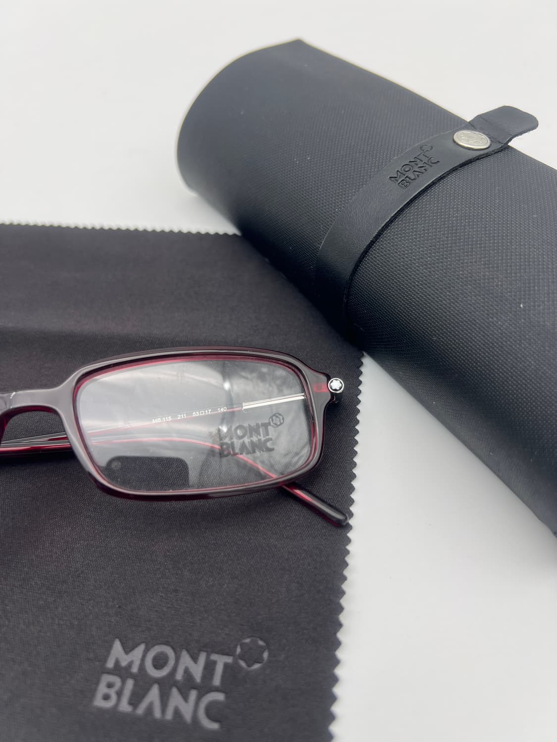 몽블랑 뿔테 스퀘어 안경 MB115 211 상품이미지2