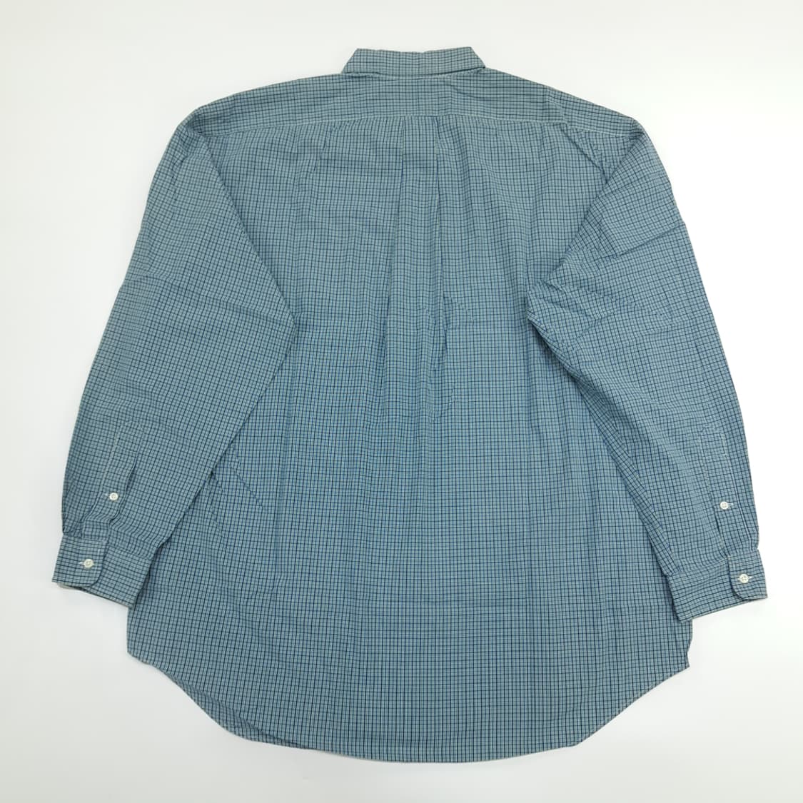 Co855 XL 폴로 랄프로렌 그린네이비 마이크로체크 긴팔 셔츠 남방 상품이미지7