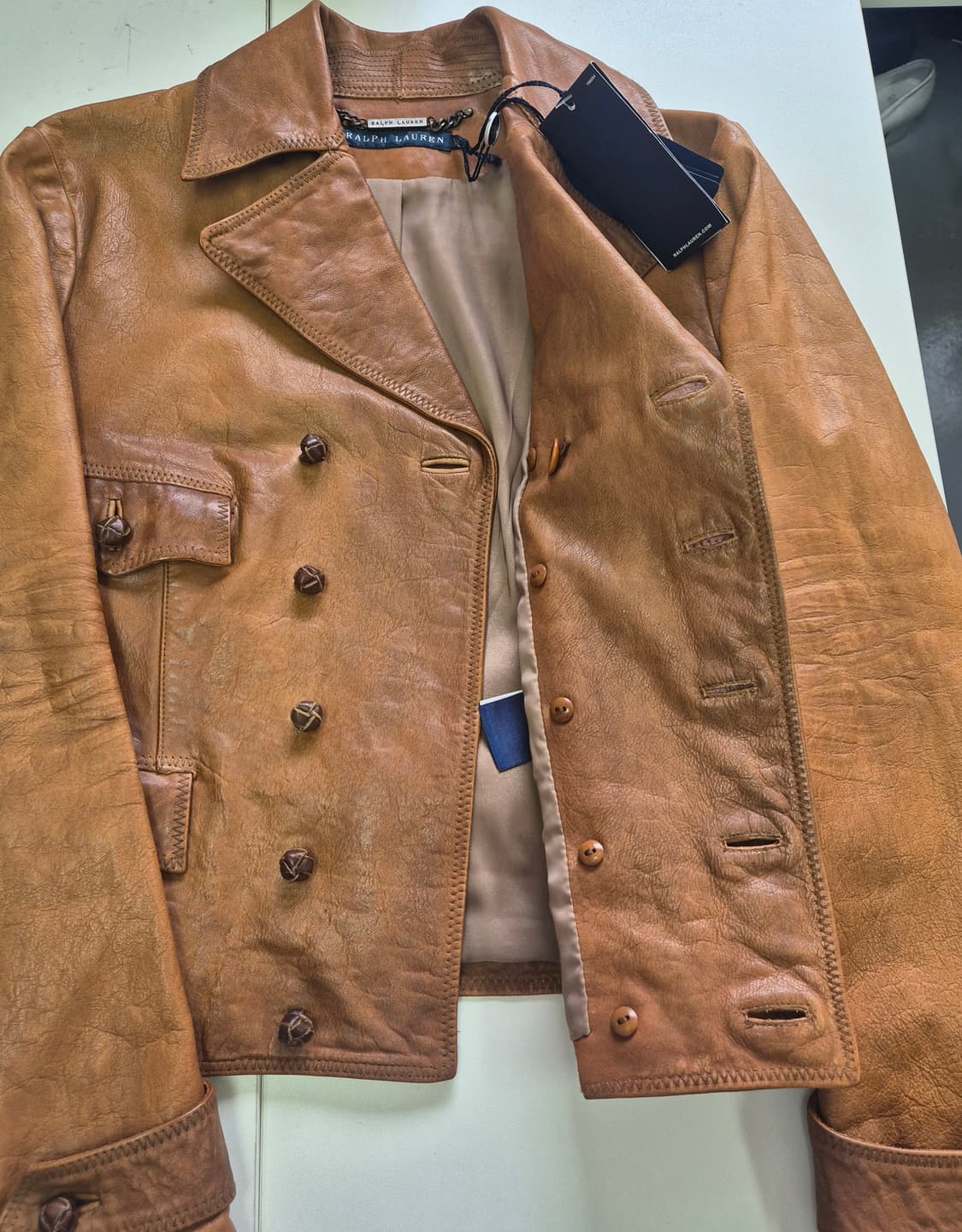 랄프로렌 밀리터리 가죽 자켓 # 새상품 #무료택배 상품이미지7