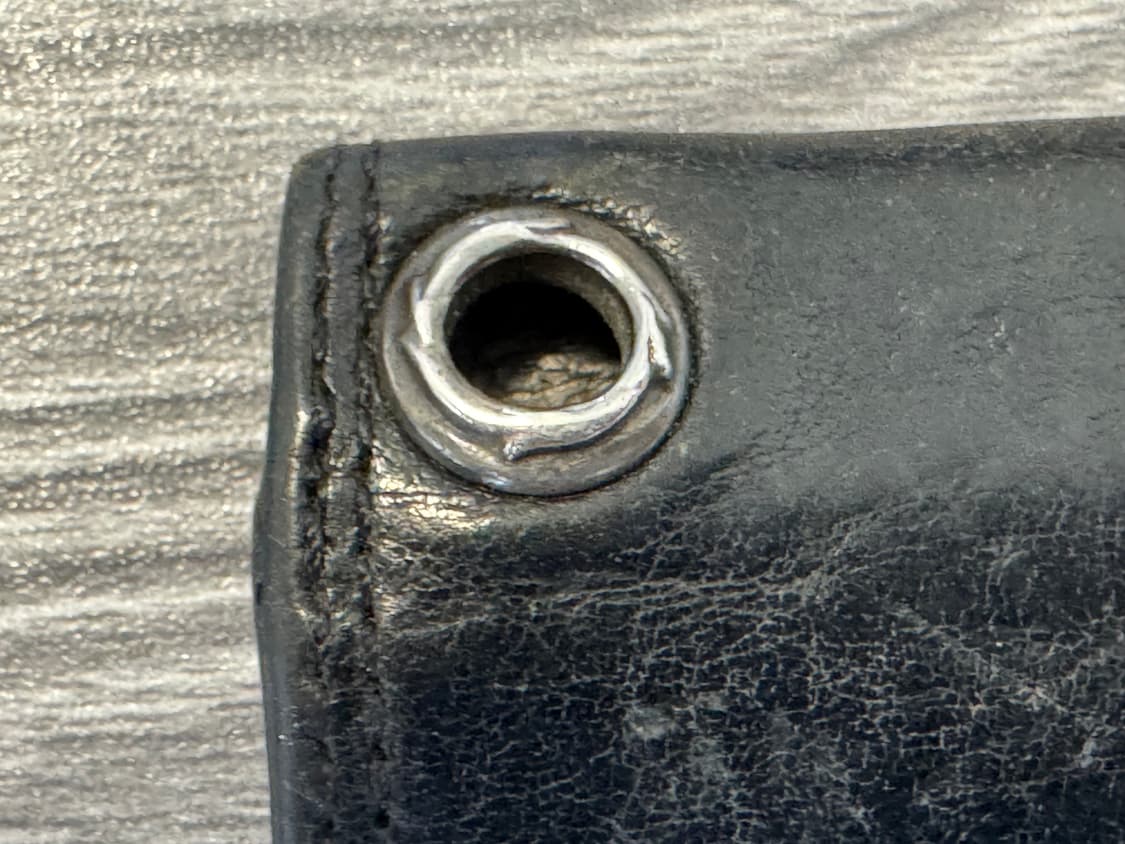 크롬하츠 스크롤라벨 레더카드지갑 상품이미지4