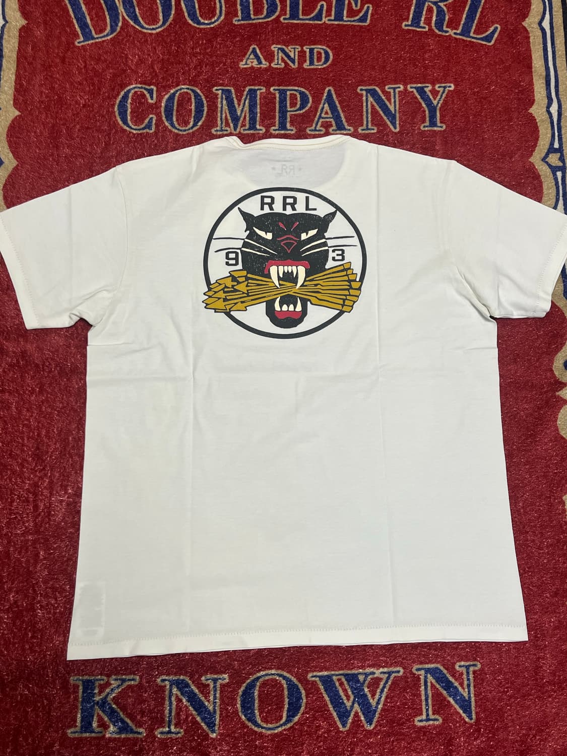 더블알엘 (RRL) 그래픽 로고 저지 티 상품이미지3