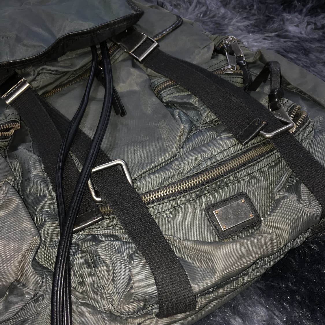 투티/0345 DOLCE & GABBANA 멀티 백팩 가죽 나일론 상품이미지3