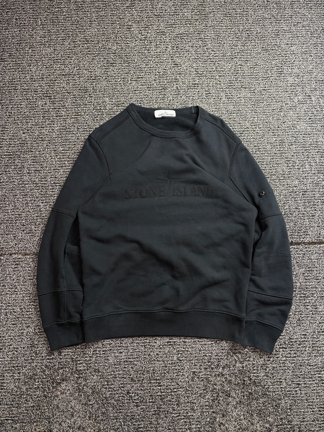 스톤아일랜드 가먼트 다이드 자수로고 맨투맨 (와펜X) 2527 상품이미지2