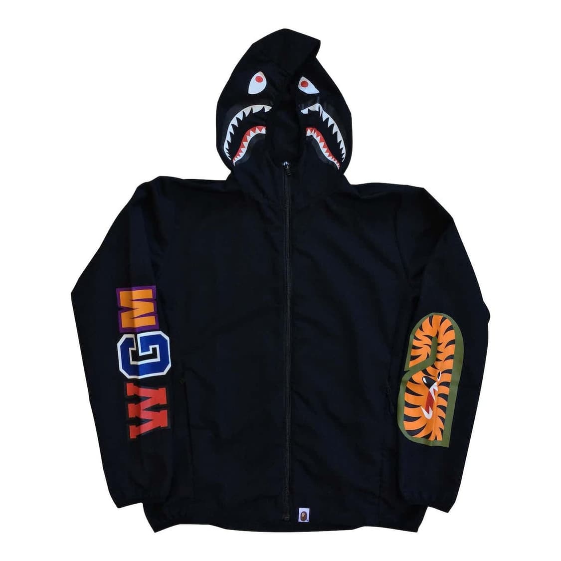 구형 베이프 블랙 샤크 매쉬 바람막이 L 상품이미지1