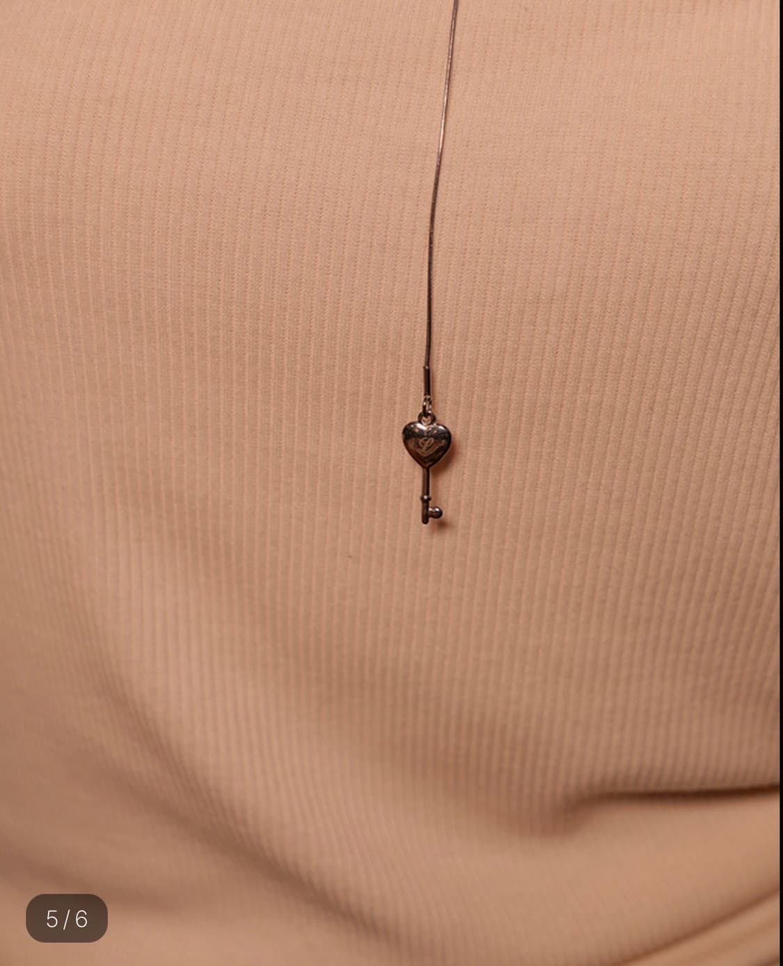 RIBBON ℒKEY NECKLACE  상품이미지3