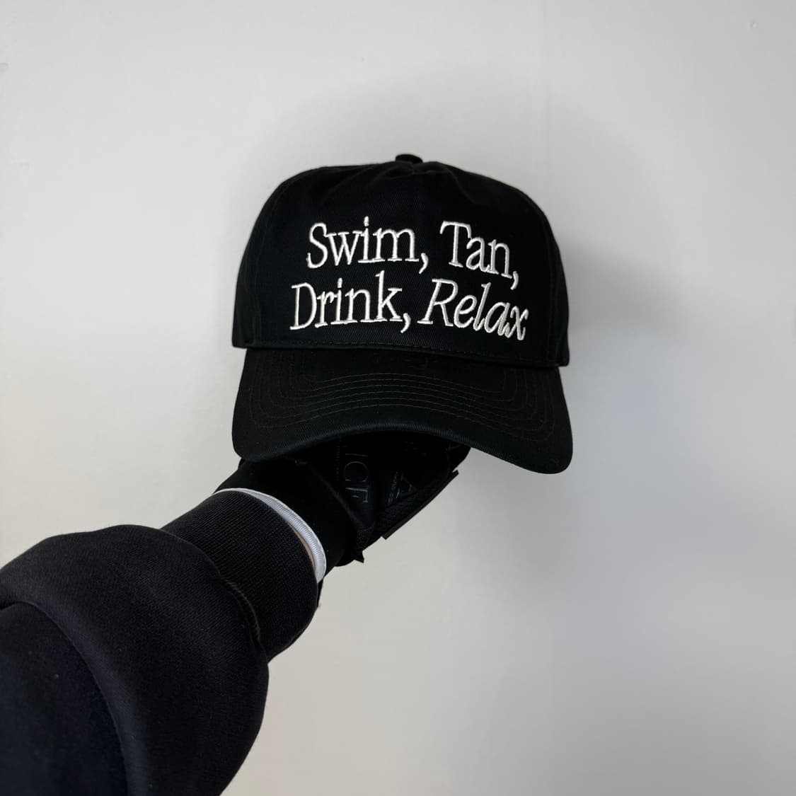 DUVIN 여행 휴양지 컨셉 SWIM TAN DRINK RELAX 모자 상품이미지3