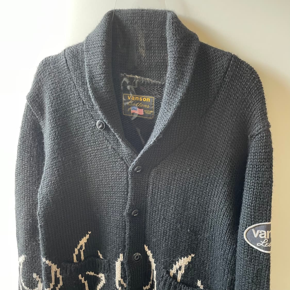 밴슨 플레임 울 코위찬 가디건 상품이미지6