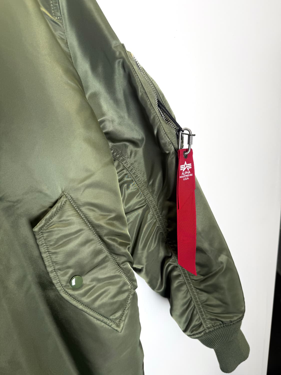 꼼데 x 알파인더스트리 비대칭 ma1 자켓  상품이미지2