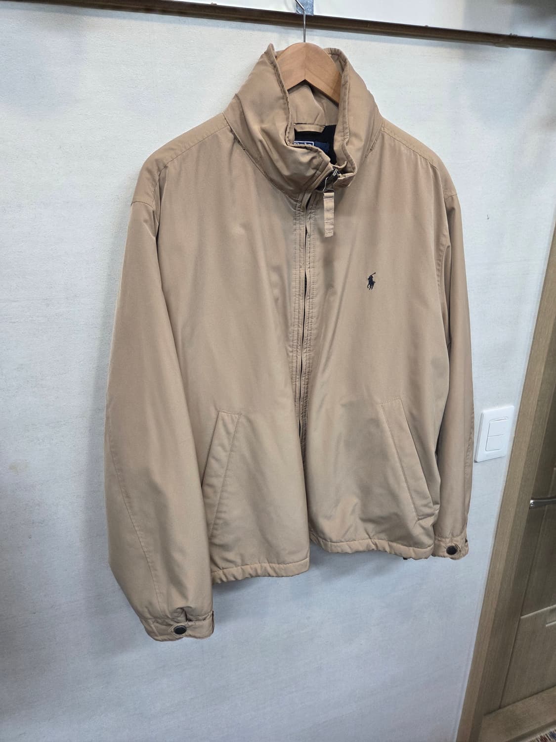 폴로랄프로렌 올드스쿨 윈터 안감플리스 해링턴 자켓 xxl 상품이미지7