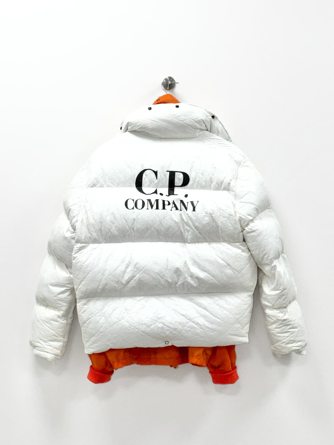 CP컴퍼니 디테쳐블 덕다운 패딩 자켓 오렌지 상품이미지5