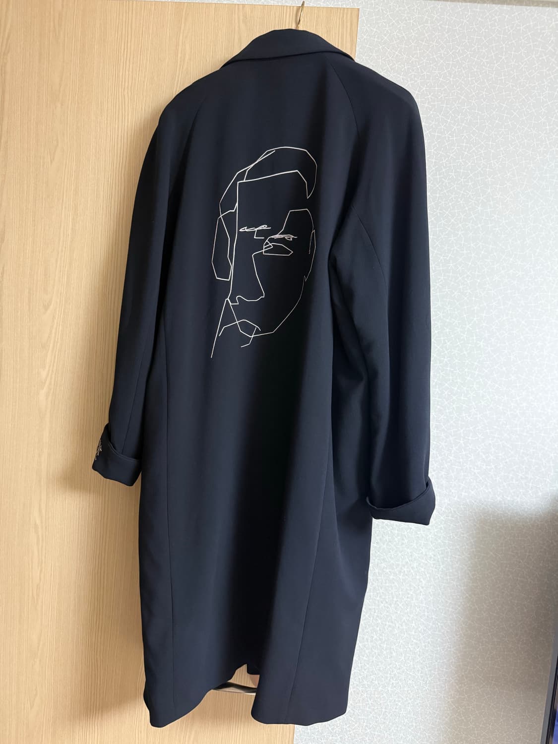 HUM 남성 블랙 코트 100 상품이미지1