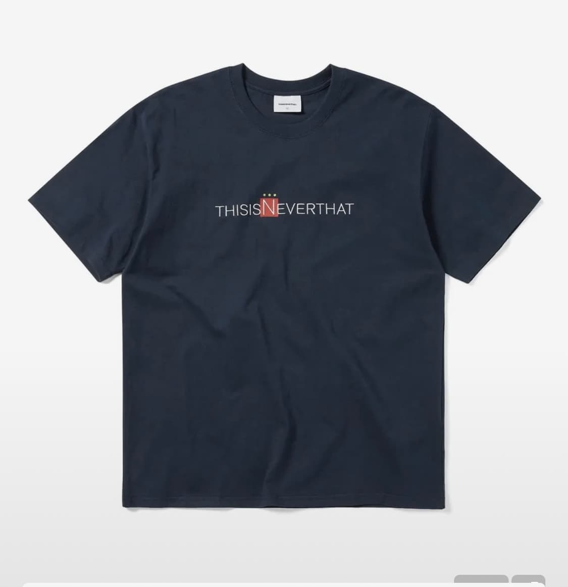 디스이즈네버댓 반팔 네이비 S 상품이미지1