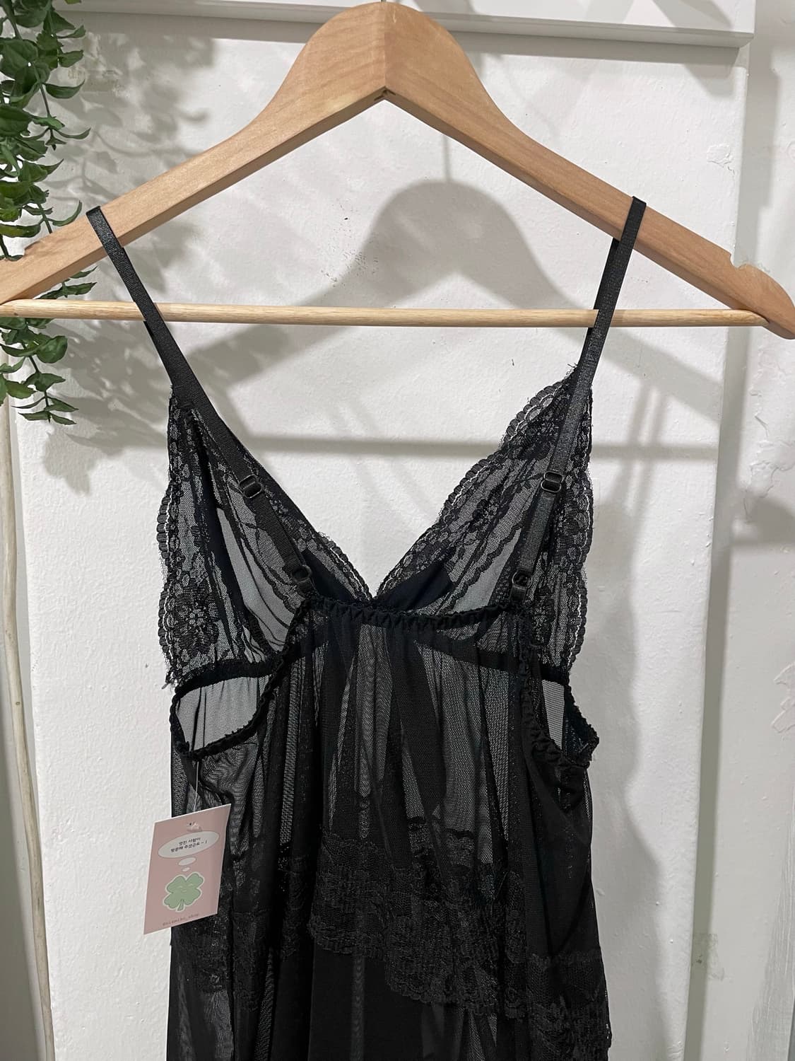 Sheer Lace Tiered Slip 상품이미지10