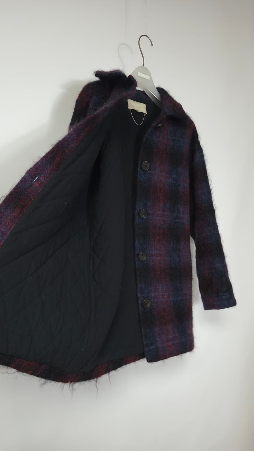 바네사브루노 모헤어 체크 자켓 코트 S 사이즈 상품이미지8
