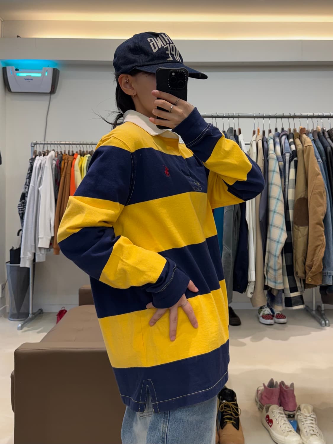 폴로 랄프로렌 스트라이프 럭비티 상품이미지6