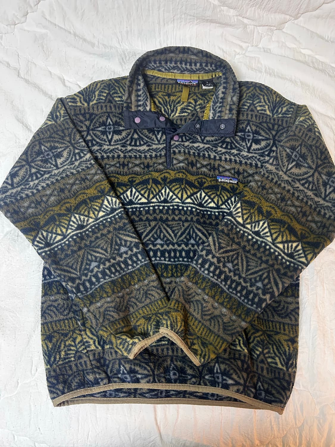 1997 USA 파타고니아 유칼립투스 신칠라 스냅티 풀오버 빈티지 미국제 상품이미지1