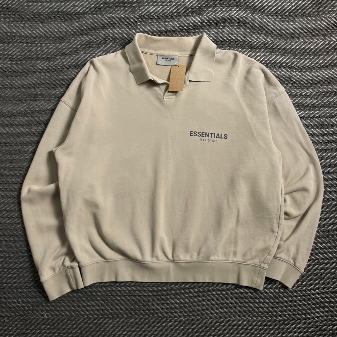 피어오브갓 에센셜 빅로고 박시핏 크림 롱 슬리브 o 4415 상품이미지4