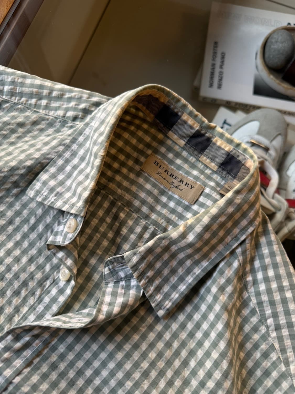 버버리 시어서커 셔츠 100 상품이미지9