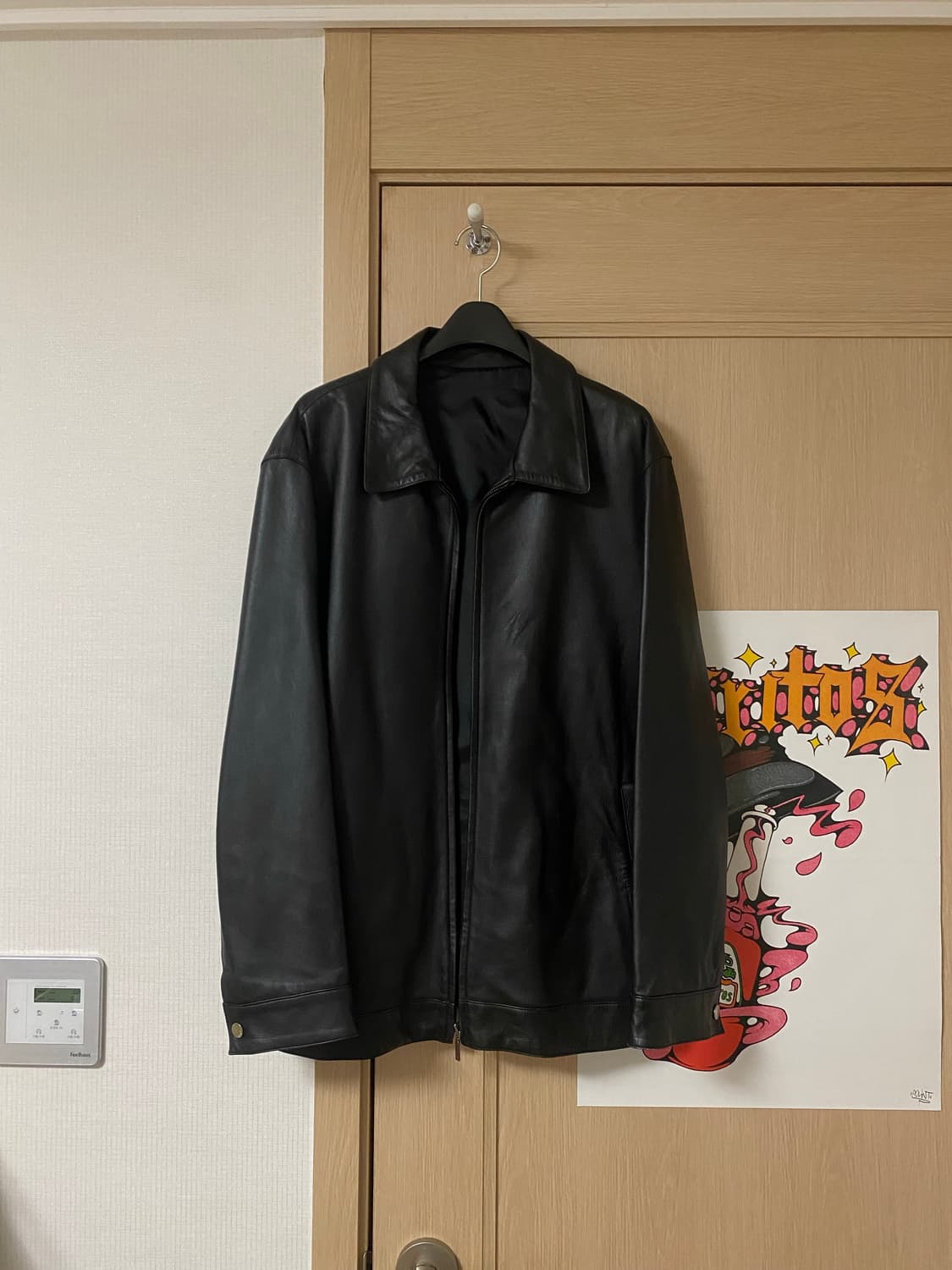 Vintage leather jacket 상품이미지1