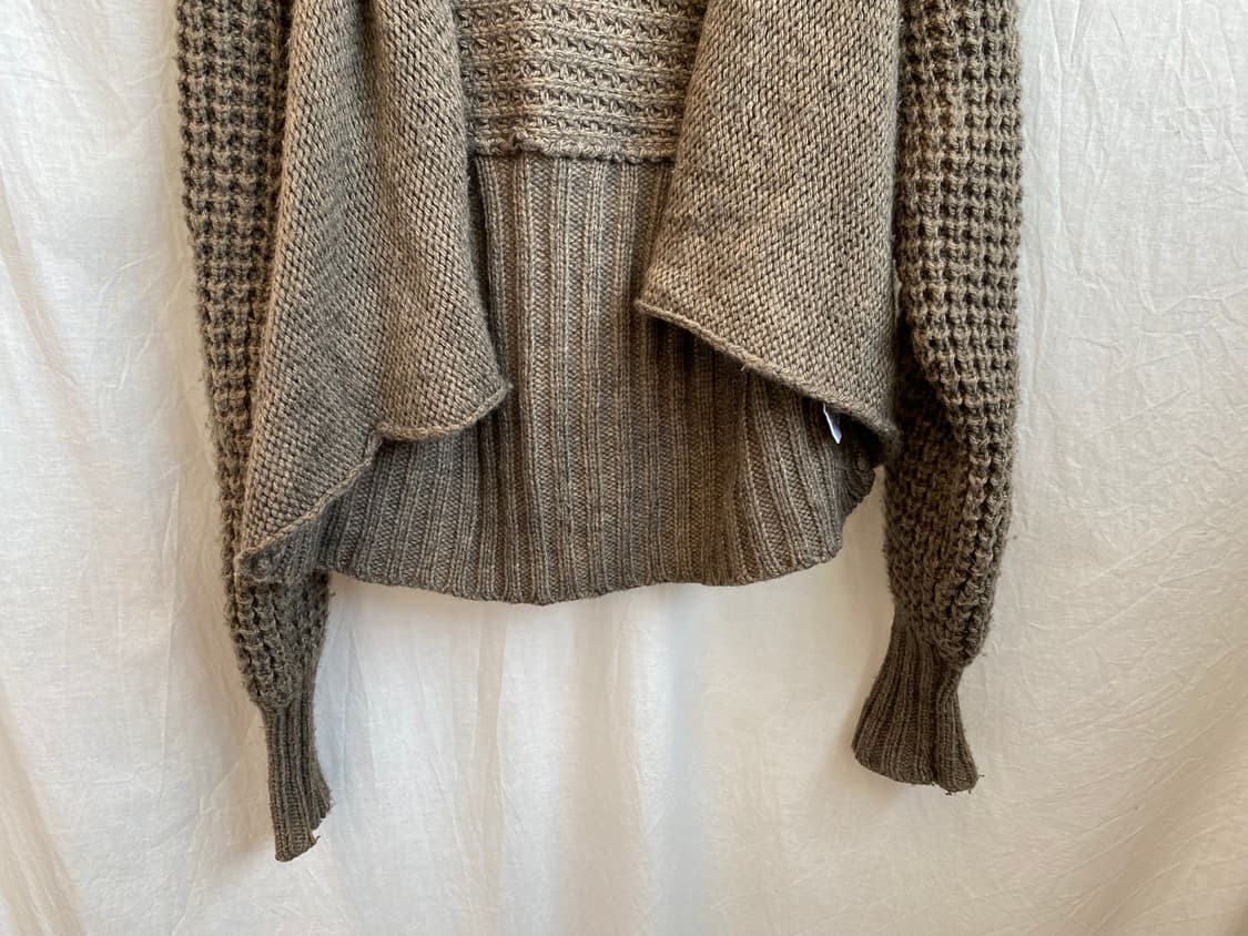 브라운 오픈 니트가디건(M-L) 상품이미지7