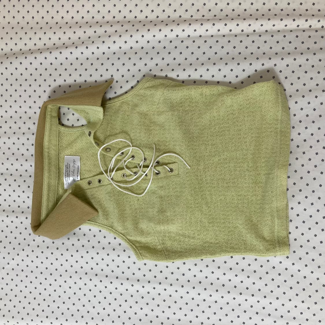 Knit top lime 상품이미지4