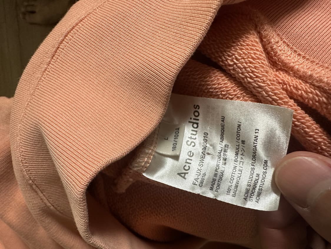 아크네 맨투맨 (핑크) 상품이미지4