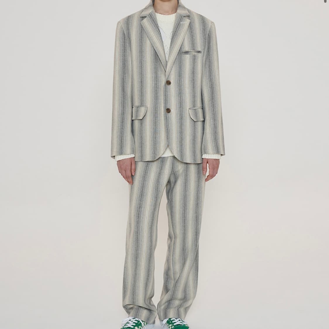 어널로이드 포켓 스트라이프 블레이져 자켓 상품이미지4