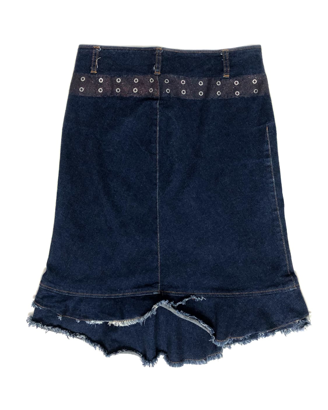 CLUTCH 벨트 프린트 데님 스커트  상품이미지2