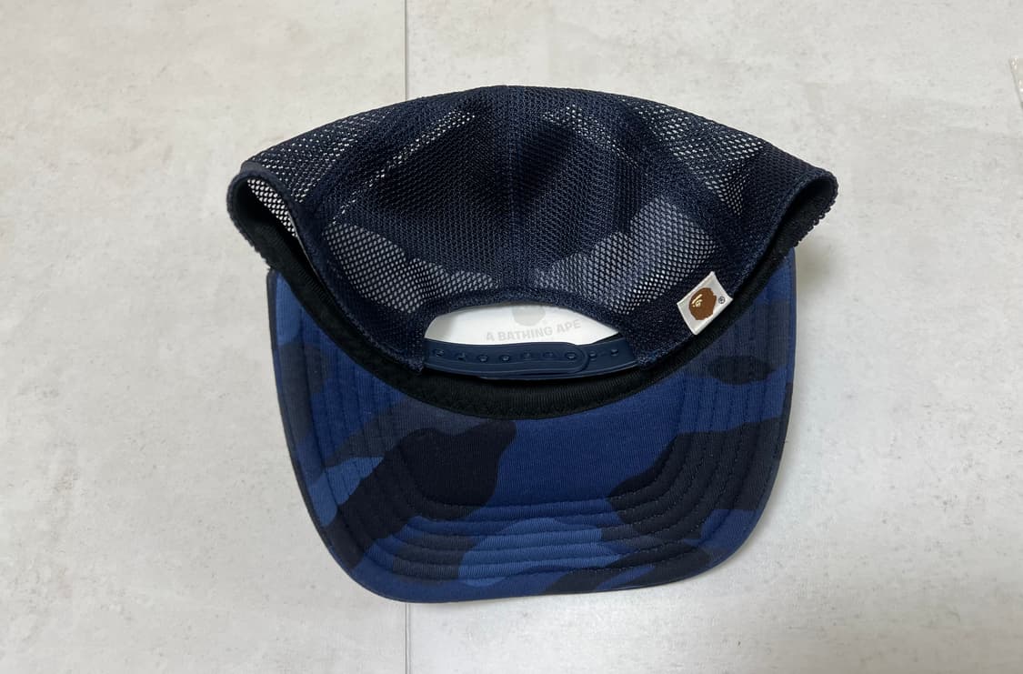 베이프 x JJJ자운드 카모 캡_네이비 상품이미지2