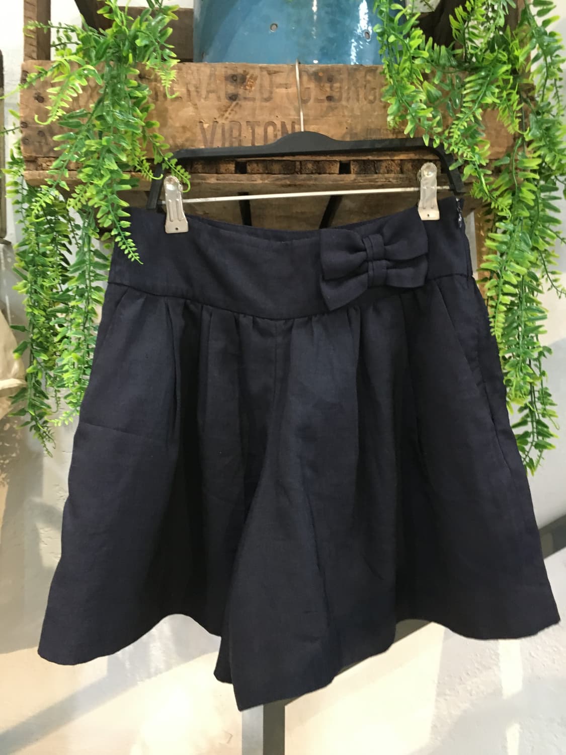 빈티지 네이비 도트 니혼진 코디세트 상품이미지8