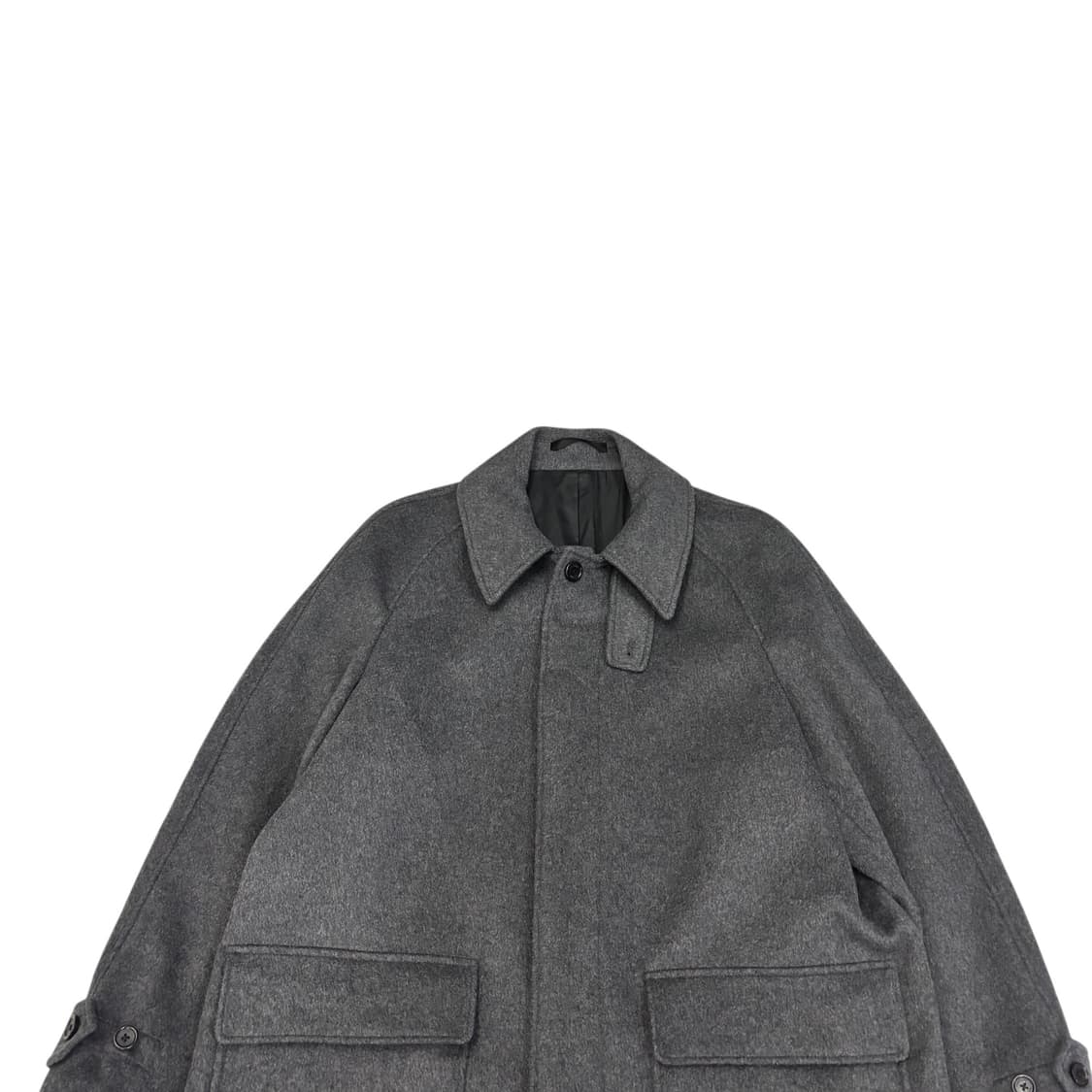 비바스튜디오 오버 핏 울 발마칸 코트 상품이미지2