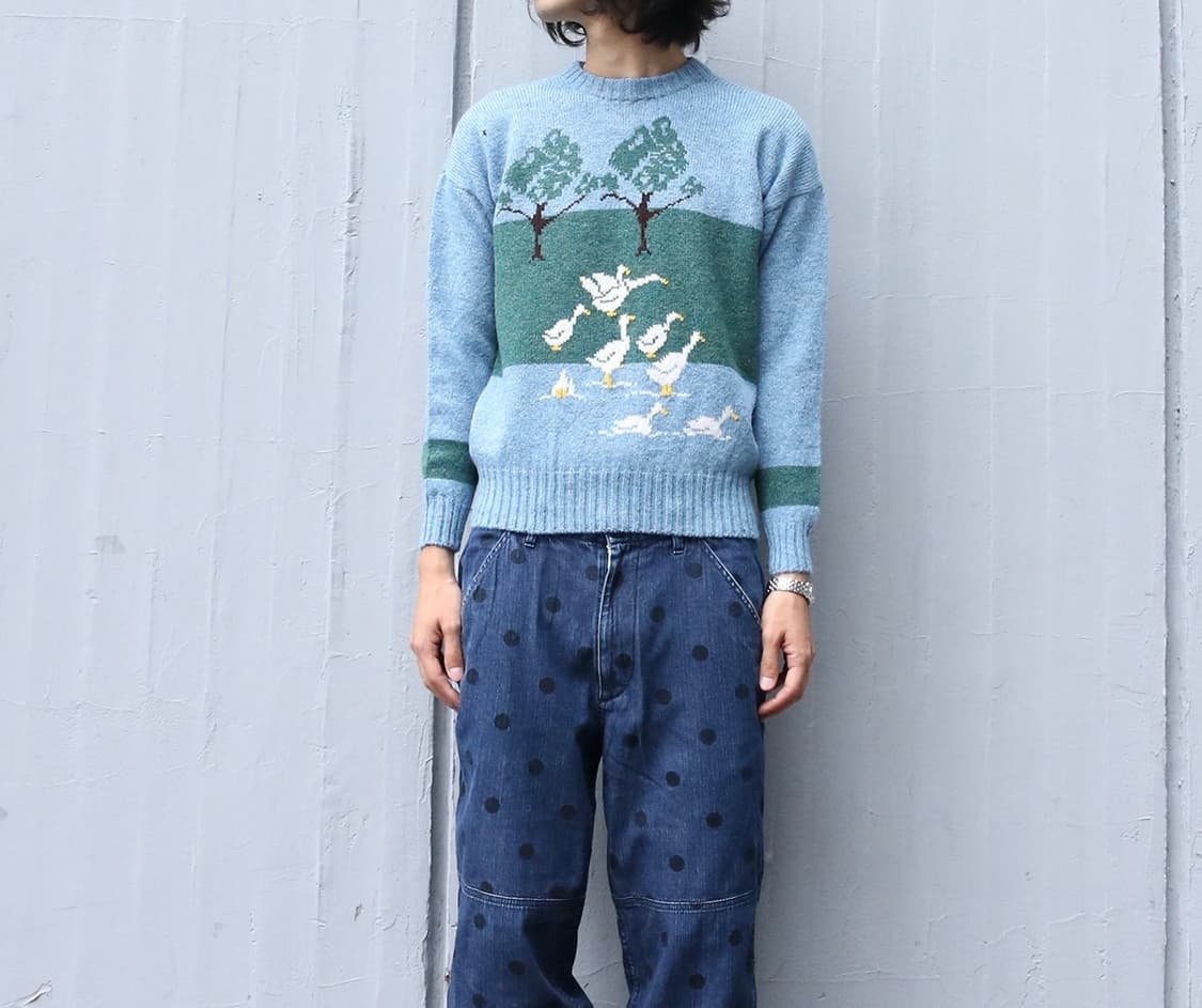 빈티지 니트 울 스웨터 상품이미지1