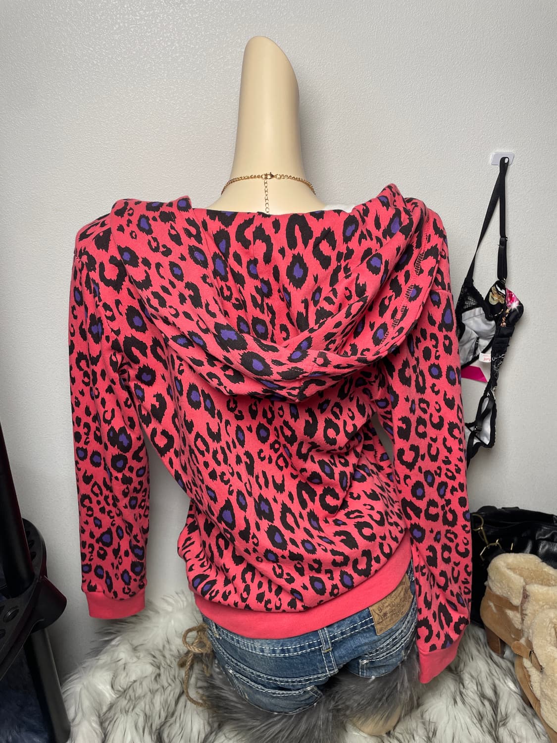 Leopard 호피 후드집업 상품이미지2