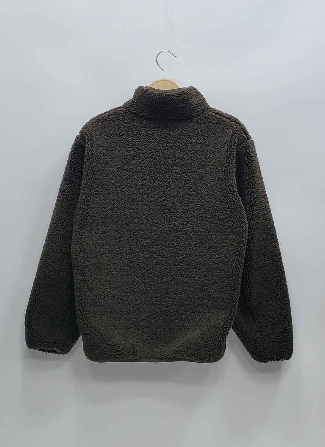 유니클로 U 리버서블 플리스 자켓 뽀글이 점퍼 / 남 S 브라운
 상품이미지2