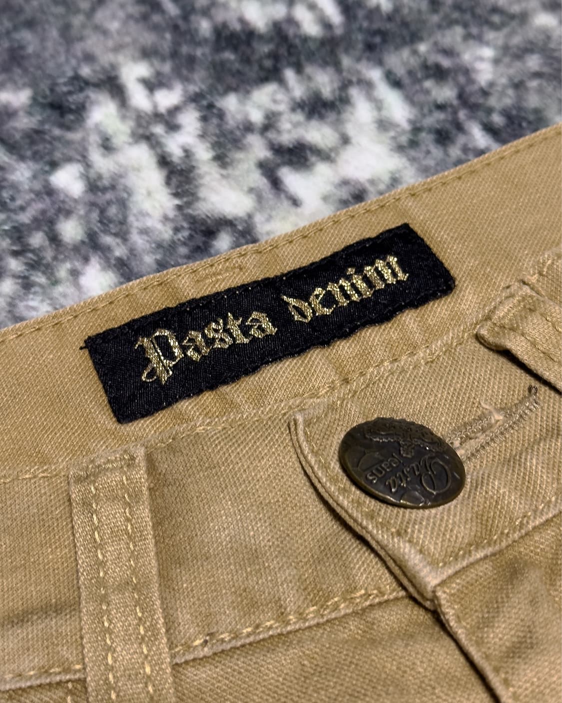 {PASTA DENIM} Stud Logo Pants LP 상품이미지8