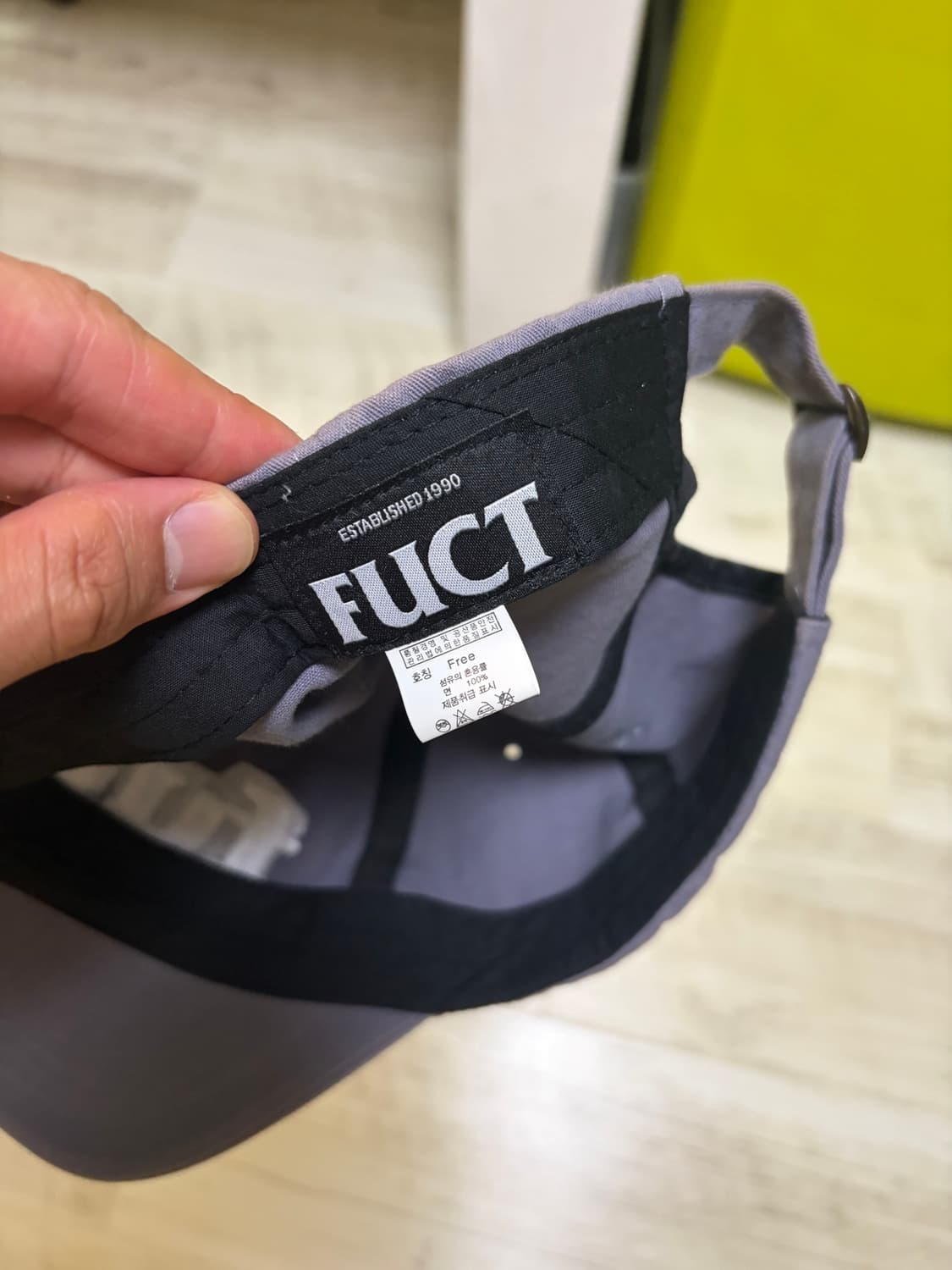 [OS] Fuct 볼캡 모자 그레이 상품이미지3