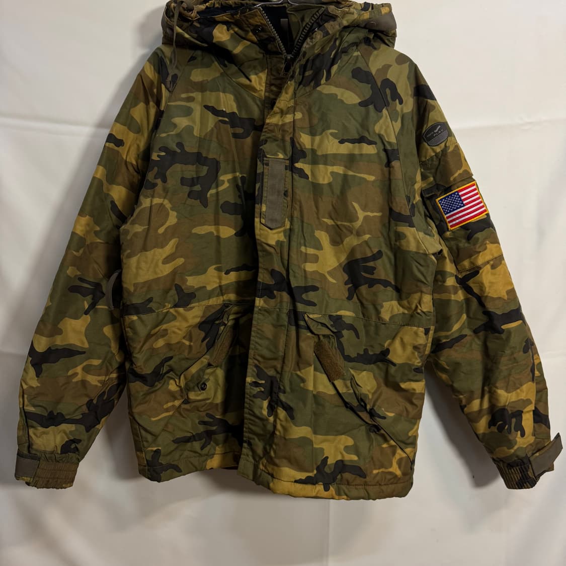 사우스플레이 성조기 와펜 카모 밀리터리 자켓 상품이미지3