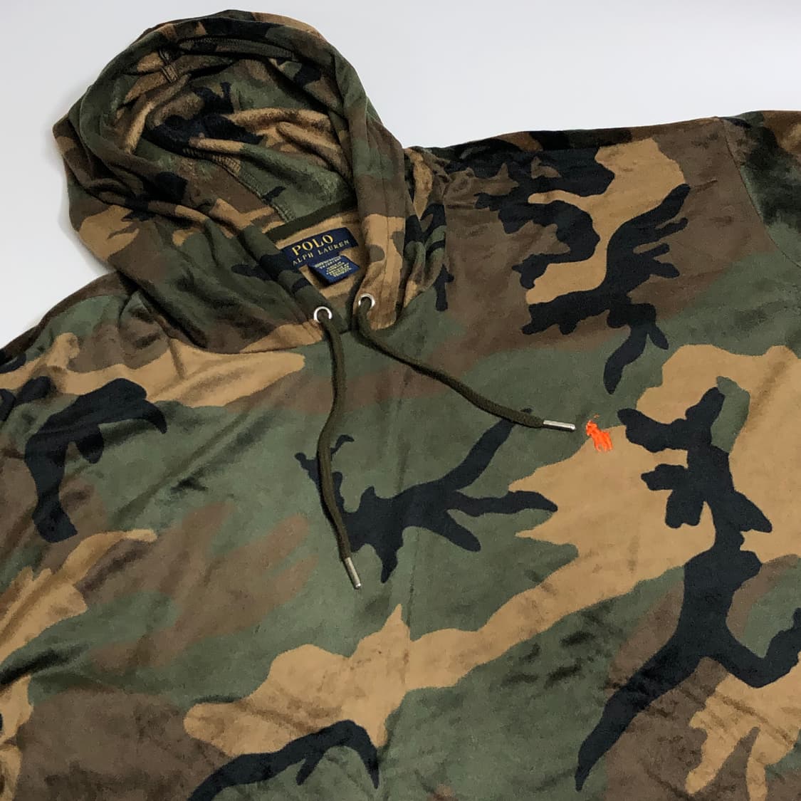 새상품) 폴로 랄프로렌 카모 슬립 수면 후드티 2XL 상품이미지3