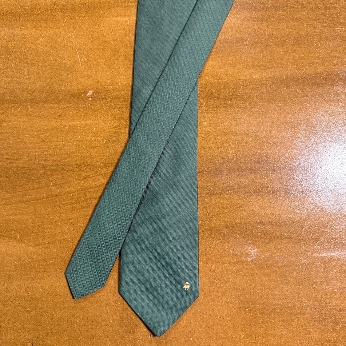 브룩스브라더스  실크 넥타이 그린 슬림 7.4cm 상품이미지2