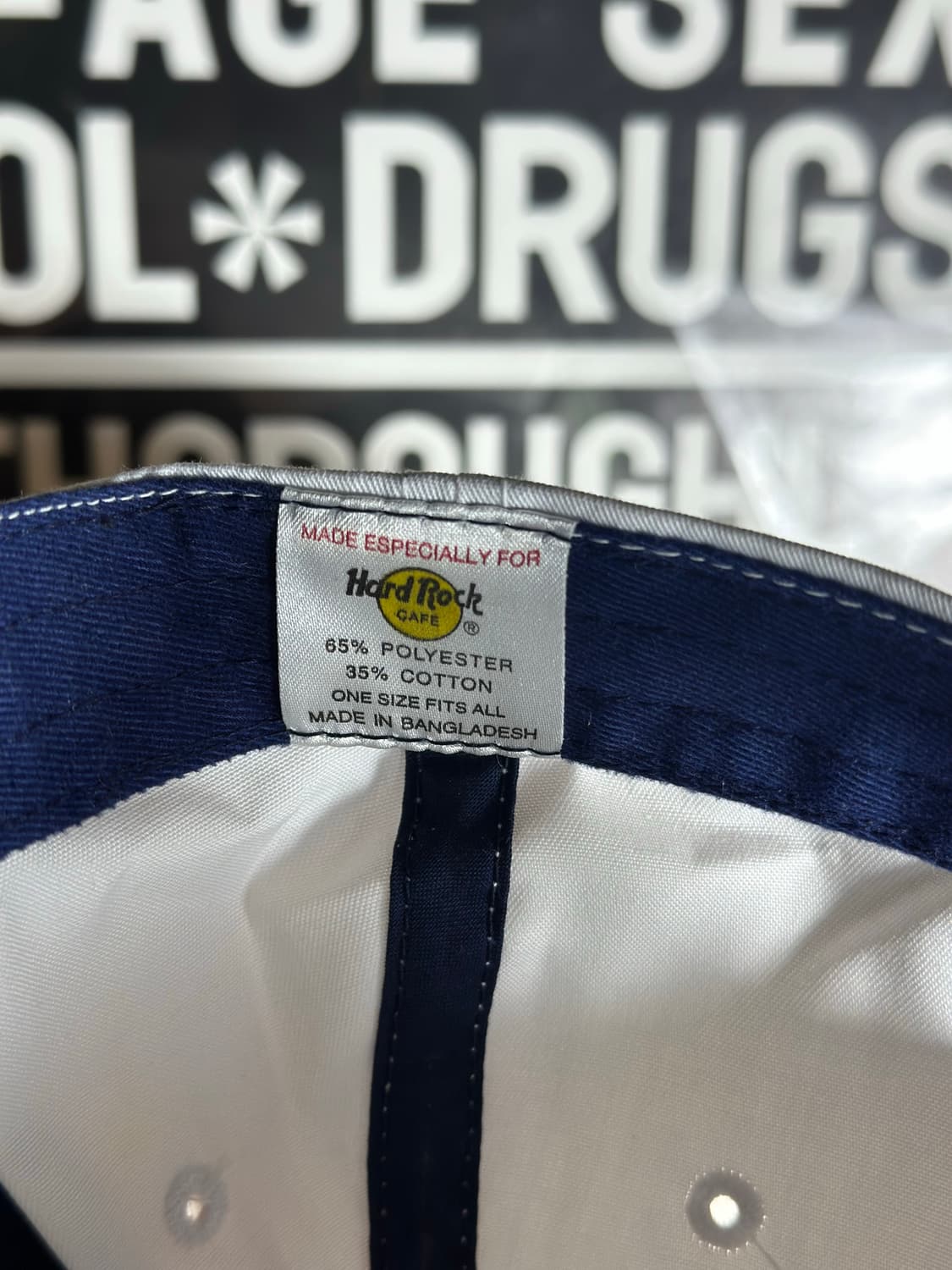 빈티지 00‘s 하드락 카페 모자 상품이미지5