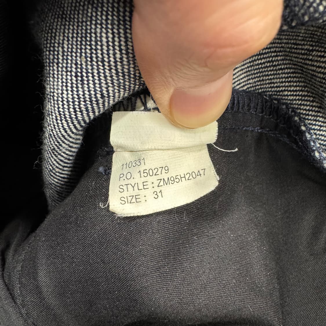 캘빈클라인 진스 워시드 데님 팬츠 후면 니 패널 포인트 그레이청 상품이미지6