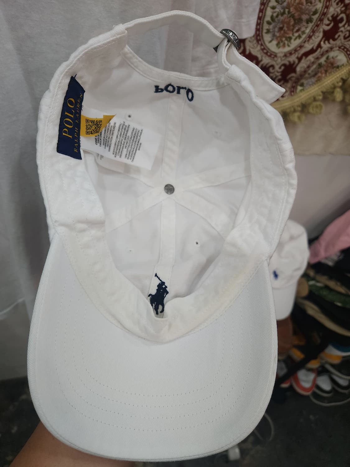 폴로 랄프로렌 화이트 블랙포니 치노 볼캡

 상품이미지6