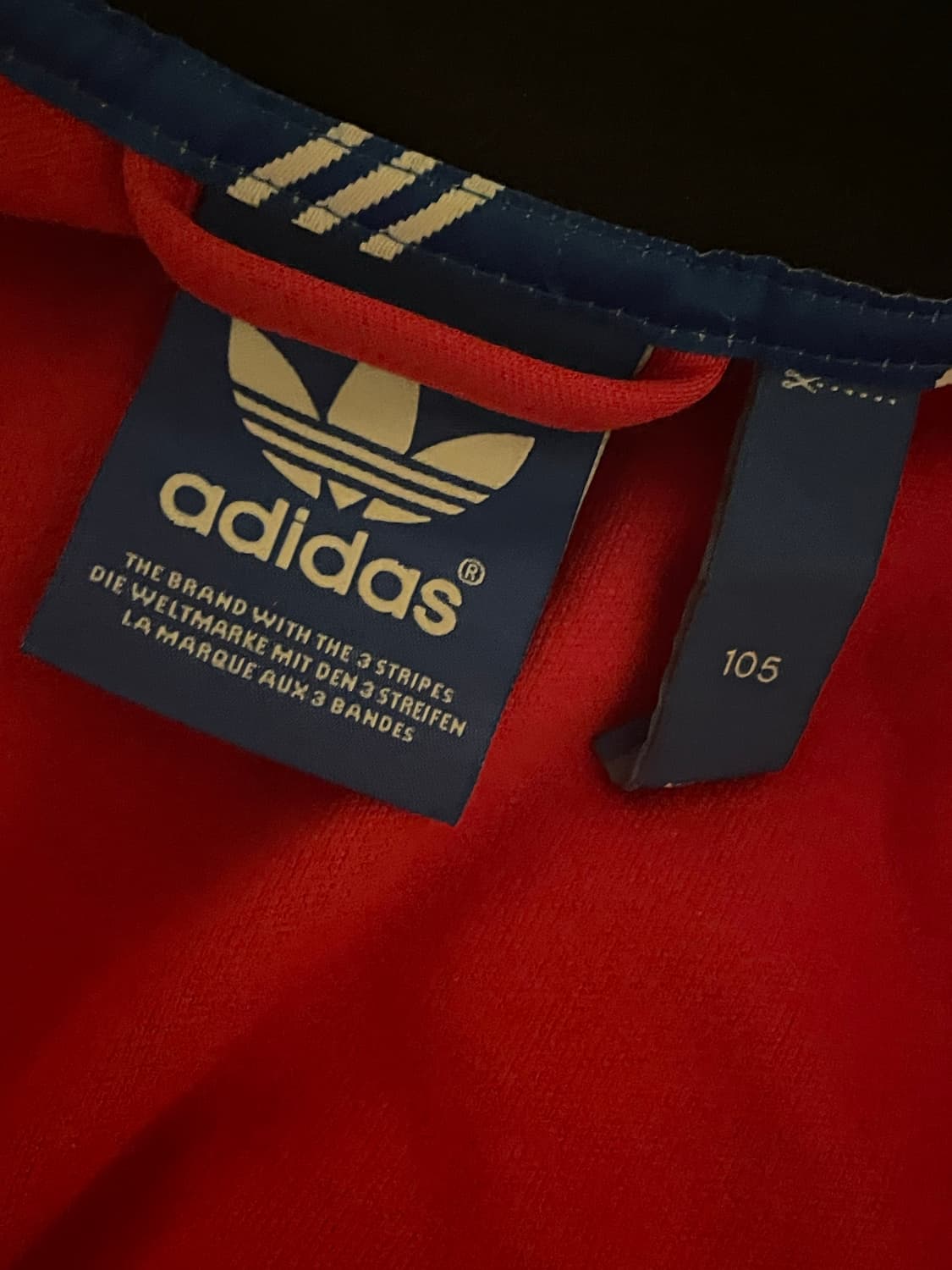 아디다스 유로파 져지 트랙탑 레드 상품이미지2