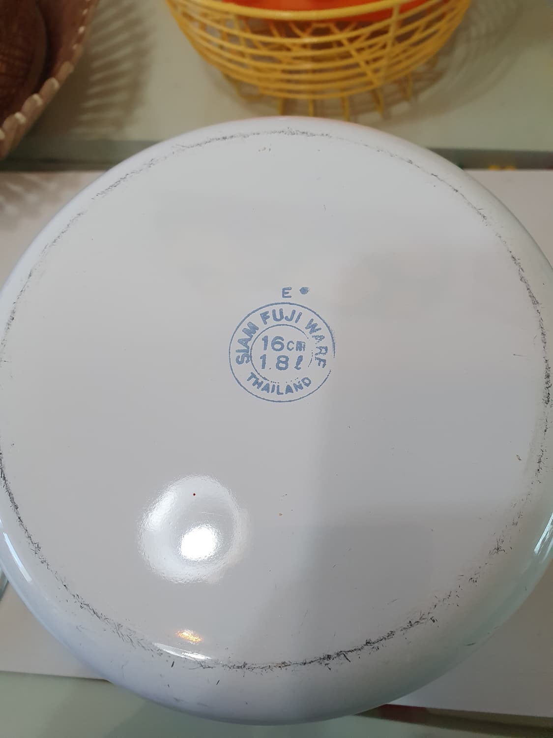Siam Fuji Ware 꽃무늬 냄비 16cm 상품이미지3