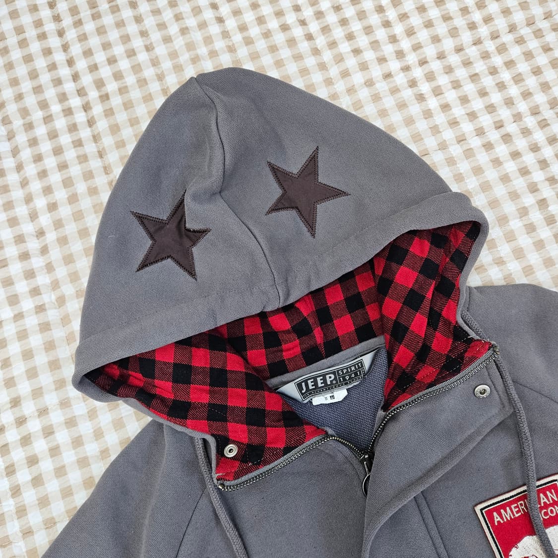 지프 오버핏 후드티 남자100 상품이미지2