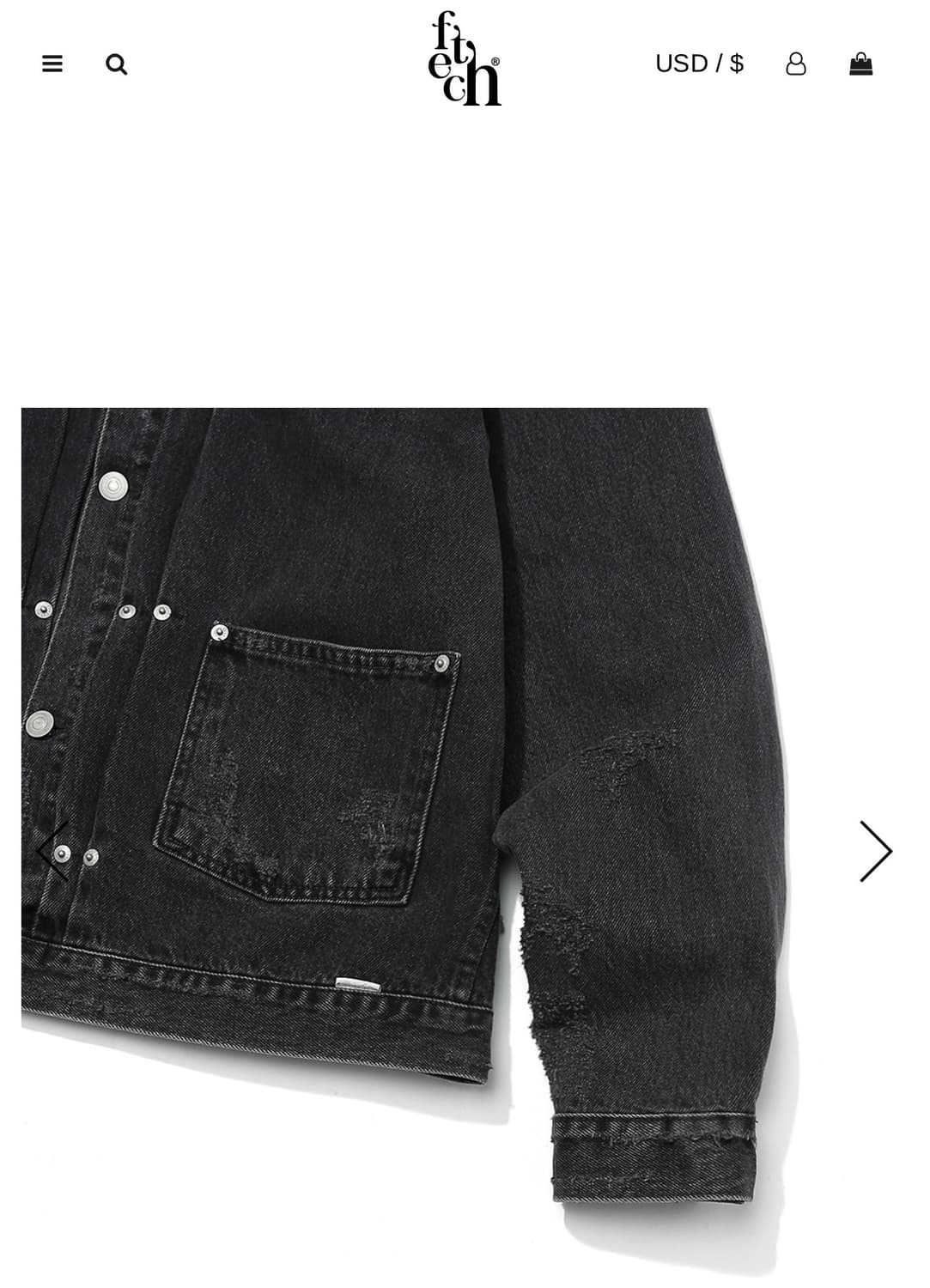 fetch storm denim jacket 상품이미지3