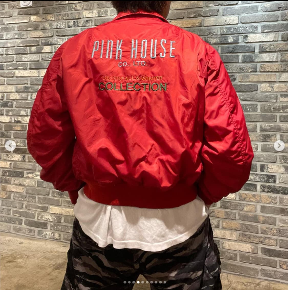 Karl Helmut X Pink house M-1 자켓 항공점퍼 봄버 상품이미지8
