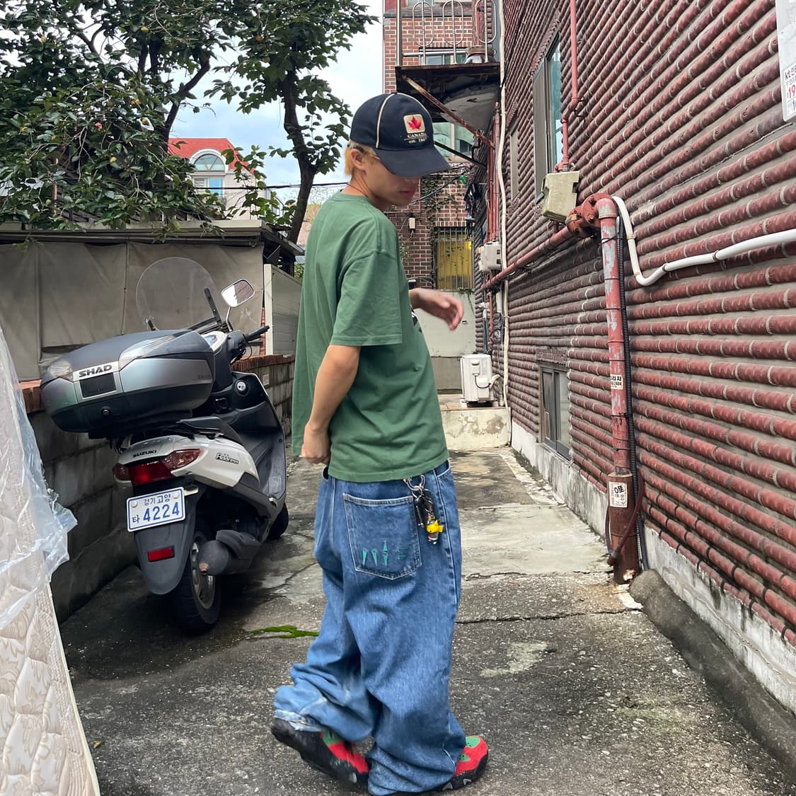 빈티지 캐나다 파이프 라인 캡 상품이미지1